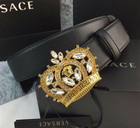 versace bling belt